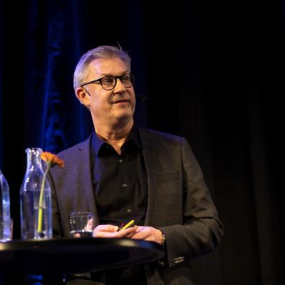 Olle Samuelsson från IQ Samhällsbyggnad pratade om digitalisering och nya affärsmodeller. 