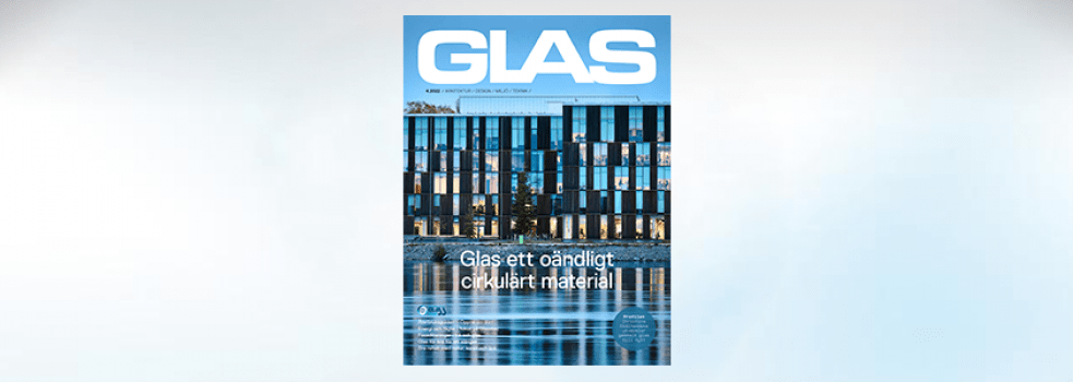 Tidningsomslag till tidningen Glas